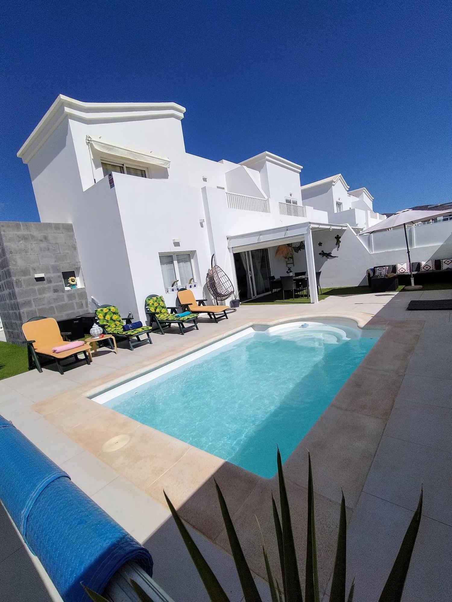 Lovely Villa Agua & Fuego,Heated Pool 普拉亚布兰卡 外观 照片