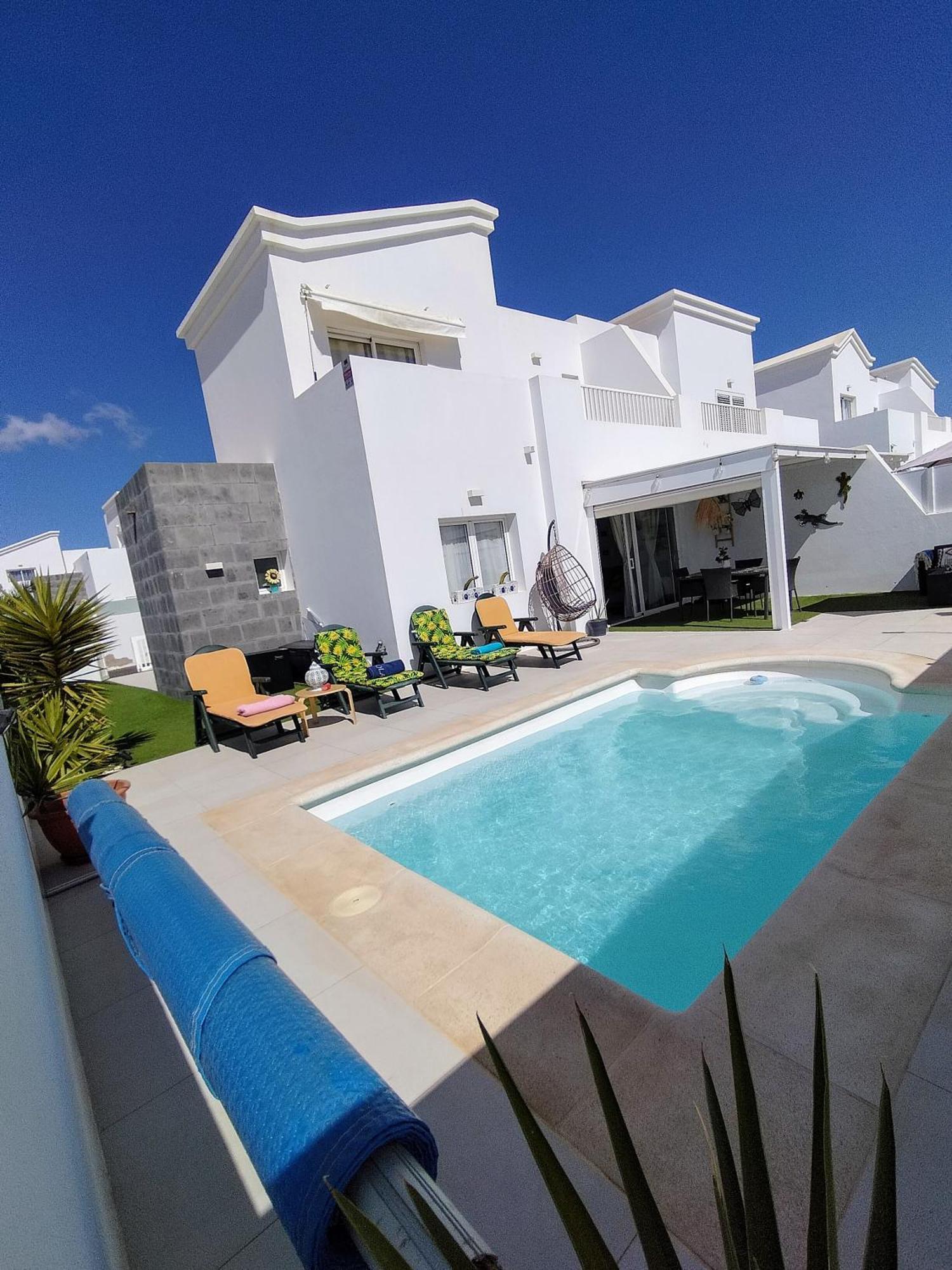 Lovely Villa Agua & Fuego,Heated Pool 普拉亚布兰卡 外观 照片